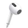 Baseus Encok H17 Wired Earphones 3,5 mm jack mikrofonos fülhallgató, fehér