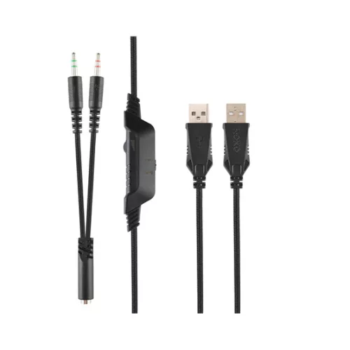 NOXO Skyhorn Gaming mikrofonos RGB fejhallgató - Dobozsérült termék