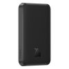Baseus Magnetic Mini vezeték nélküli gyorstöltő powerbank 5000 mAh, 20W, fekete + 60W USB Type-C, 30cm kábel