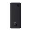 Baseus Airpow Lite gyorstöltő powerbank 10000 mAh, 15W, fekete + USB Type-C, 30cm kábel