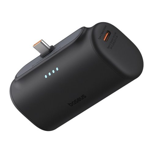Baseus Compact 20W gyorstöltő powerbank, 5000mAh, Type-C csatlakozóval, fekete