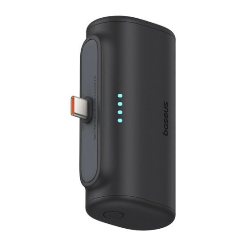 Baseus Compact 20W gyorstöltő powerbank, 5000mAh, Type-C csatlakozóval, fekete