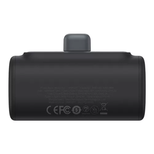 Baseus Compact 20W gyorstöltő powerbank, 5000mAh, Type-C csatlakozóval, fekete
