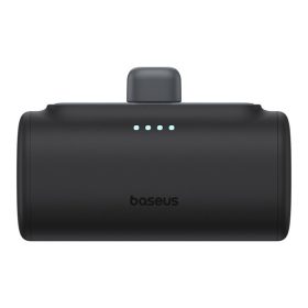   Baseus Compact 20W gyorstöltő powerbank, 5000mAh, iPhone csatlakozóval, fekete