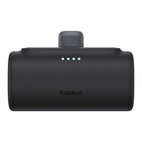 Baseus Compact 20W gyorstöltő powerbank, 5000mAh, iPhone csatlakozóval, fekete
