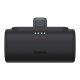 Baseus Compact 20W gyorstöltő powerbank, 5000mAh, iPhone csatlakozóval, fekete