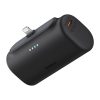 Baseus Compact 20W gyorstöltő powerbank, 5000mAh, iPhone csatlakozóval, fekete