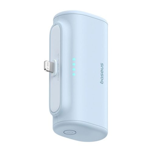 Baseus Compact gyorstöltő powerbank 5000 mAh, 20W iPhone csatlakozóval, kék
