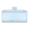 Baseus Compact gyorstöltő powerbank 5000 mAh, 20W iPhone csatlakozóval, kék