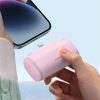 Baseus Compact 20W gyorstöltő powerbank, 5000mAh, iPhone csatlakozóval, rózsaszín