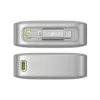 Baseus Free2Pull gyorstöltő powerbank 10000 mAh, 30W, beépített USB Type-C kábel, szürke