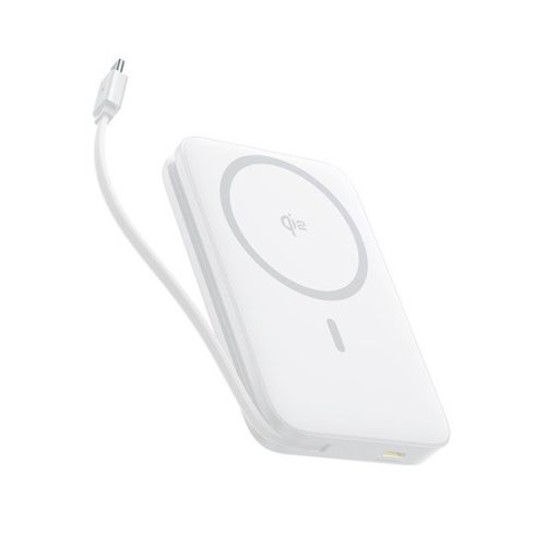 Baseus PicoGo Qi2 Magnetic vezeték nélküli gyorstöltő powerbank 10000 mAh, 27W, fehér