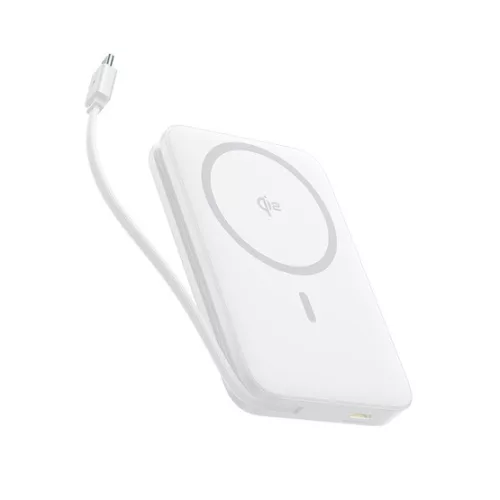 Baseus PicoGo Qi2 Magnetic vezeték nélküli gyorstöltő powerbank 10000 mAh, 27W, fehér