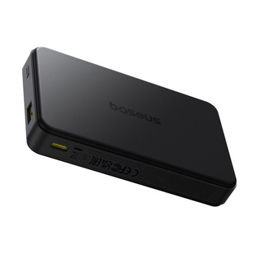 Baseus Airpow II Qi2 Magnetic vezeték nélküli gyorstöltő powerbank 10000 mAh, 22.5W, fekete + 60W USB Type-C, 30cm kábel