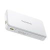 Baseus Airpow II Qi2 Magnetic vezeték nélküli gyorstöltő powerbank 10000 mAh, 22.5W, fehér + 60W USB Type-C, 30cm kábel