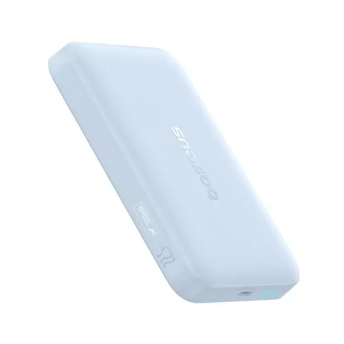 Baseus EnerFill FM11 Magnetic vezeték nélküli gyorstöltő powerbank 10000 mAh, 22.5W, kék + 60W USB Type-C, 30cm kábel