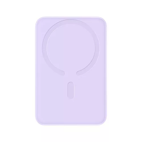 Baseus EnerFill FM11 Magnetic vezeték nélküli gyorstöltő powerbank 10000 mAh, 22.5W, lila + USB Type-C, 30cm kábel