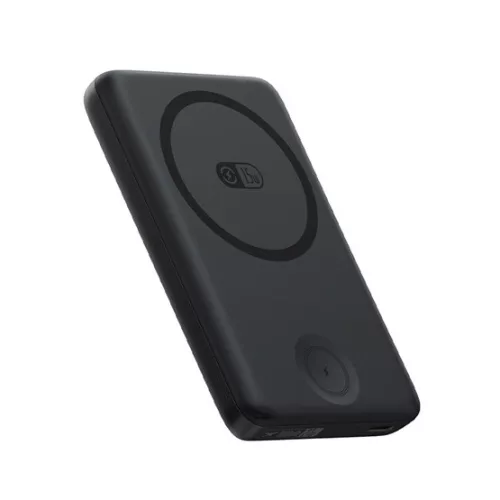 Baseus EnerFill FT11 vezeték nélküli powerbank iPhone & Apple Watch 10000 mAh, 27W, fekete + 60W USB Type-C, 30cm kábel