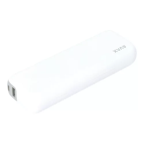 AVAX PB106W LEISURE PD/Type-C 30W+QC 18W gyorstöltő Powerbank 15.000mAh, fehér - Dobozsérült termék