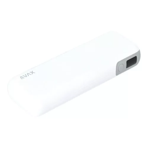 AVAX PB106W LEISURE PD/Type-C 30W+QC 18W gyorstöltő Powerbank 15.000mAh, fehér - Dobozsérült termék