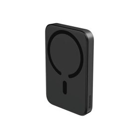   Baseus Magnetic Mini vezeték nélküli gyorstöltő powerbank 10000 mAh, 20W, fekete + 60W USB Type-C, 30cm kábel