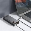 Baseus Adaman Metal gyorstöltő powerbank 20000 mAh, 65W, fekete + 3A USB Type-C, 30cm kábel