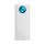 Baseus Amblight gyorstöltő powerbank 30000 mAh, 65W, fehér + 100W USB Type-C, 1m kábel