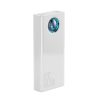 Baseus Amblight gyorstöltő powerbank 30000 mAh, 65W, fehér + 100W USB Type-C, 1m kábel