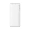 Baseus Airpow gyorstöltő powerbank 10000mAh, 20W, fehér + USB Type-C, 30cm kábel