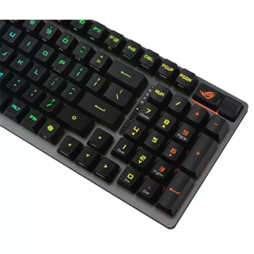 ASUS ROG Strix Scope II 96 RX vezeték nélküli billentyűzet - UK layout - Fekete /ROG RX/