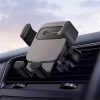 Baseus Cube Gravity szellőzőrácsra rögzíthető gravitációs autós telefontartó, fekete