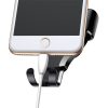 Baseus Osculum Type Gravity műszerfalra rögzíthető gravitációs autós telefontartó, fekete/piros