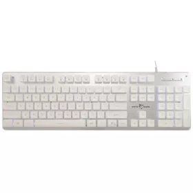   White Shark GK-003241W-US TACHI vezetékes membrán gamer billentyűzet - fehér - US
