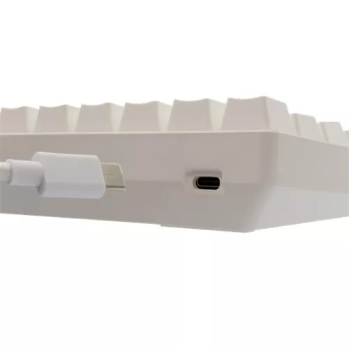 White Shark GK-004211W/R-US SHINOBI-2 vezetékes mechanikus gamer billentyűzet - fehér - US