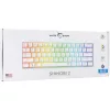 White Shark GK-004223W/BL-HU SHINOBI-2 vezetékes mechanikus gamer billentyűzet - fehér - HU /kék/