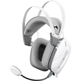   White Shark GH-2446W GOTTAN vezeték nélküli gamer fejhallgató mikrofonnal - fehér