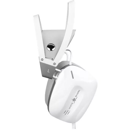 White Shark GH-2446W GOTTAN vezeték nélküli gamer fejhallgató mikrofonnal - fehér