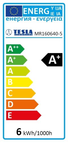 Tesla - LED izzó, MR16, 6W, 12V, 470lm, 4000K, 100°
