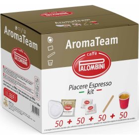   Palombini Aroma Team Piacere Espresso Kit pohárral 50 darabos