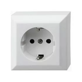   GAO 0310H Business Line IP20 földelt aljzat, 1 férőhelyes földelt csatlakozóaljzat, beltéri,  230V~/50Hz/16A, fehér