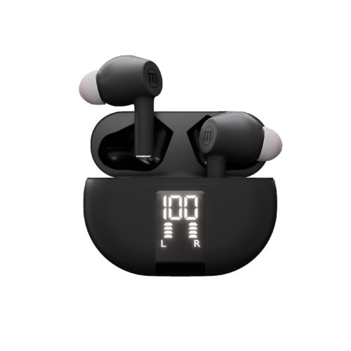Maxell 348596 MAXPODS vezeték nélküli fülhallgató, aktív zajszűrés, TWS, Bluetooth, ENC, mikrofon