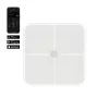AENO ABS0001S BS1S okos testmérleg, 15 féle mérőszám, LED kijelző, 180 kg-ig terhelhető, AENO app, 10+1 profil, ITO üveg