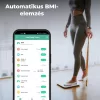 AENO ABS0001S BS1S okos testmérleg, 15 féle mérőszám, LED kijelző, 180 kg-ig terhelhető, AENO app, 10+1 profil, ITO üveg