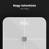 AENO ABS0001S BS1S okos testmérleg, 15 féle mérőszám, LED kijelző, 180 kg-ig terhelhető, AENO app, 10+1 profil, ITO üveg