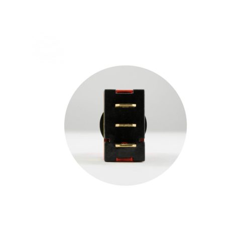 Home AK 01 világítós billenőkapcsoló, 1 áramkör - 2 állás, 12 V, piros