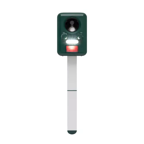 Home AR02 állatriasztó karó, napelemes, 13.5 - 23.5 kHz, PIR mozgásérzékelő 5 - 8 m távolság, USB töltőkábel