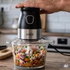 HAUSER BC-326B turmixgép, 300 W, 3in1 funkció, 4 késes, fekete, hálózati tápellátás