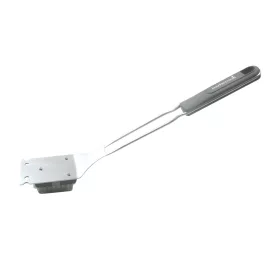   Barbecook BC-ACC-7027 army stílusú kétfunkciós tisztítókefe, rozsdamentes acél, khaki zöld nyél