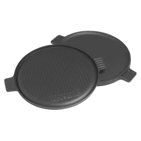   Barbecook BC-ACC-7087 zománcozott öntöttvas grill lap, kétoldalas, kerek, 35cm