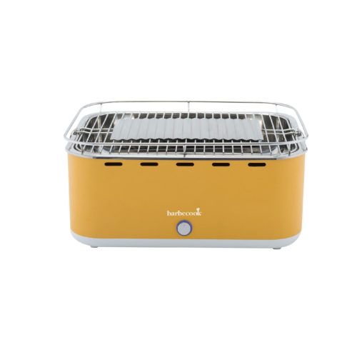 Barbecook BC-CHA-1016 Carlo asztali faszenes grill, sárga, 44x33x21cm